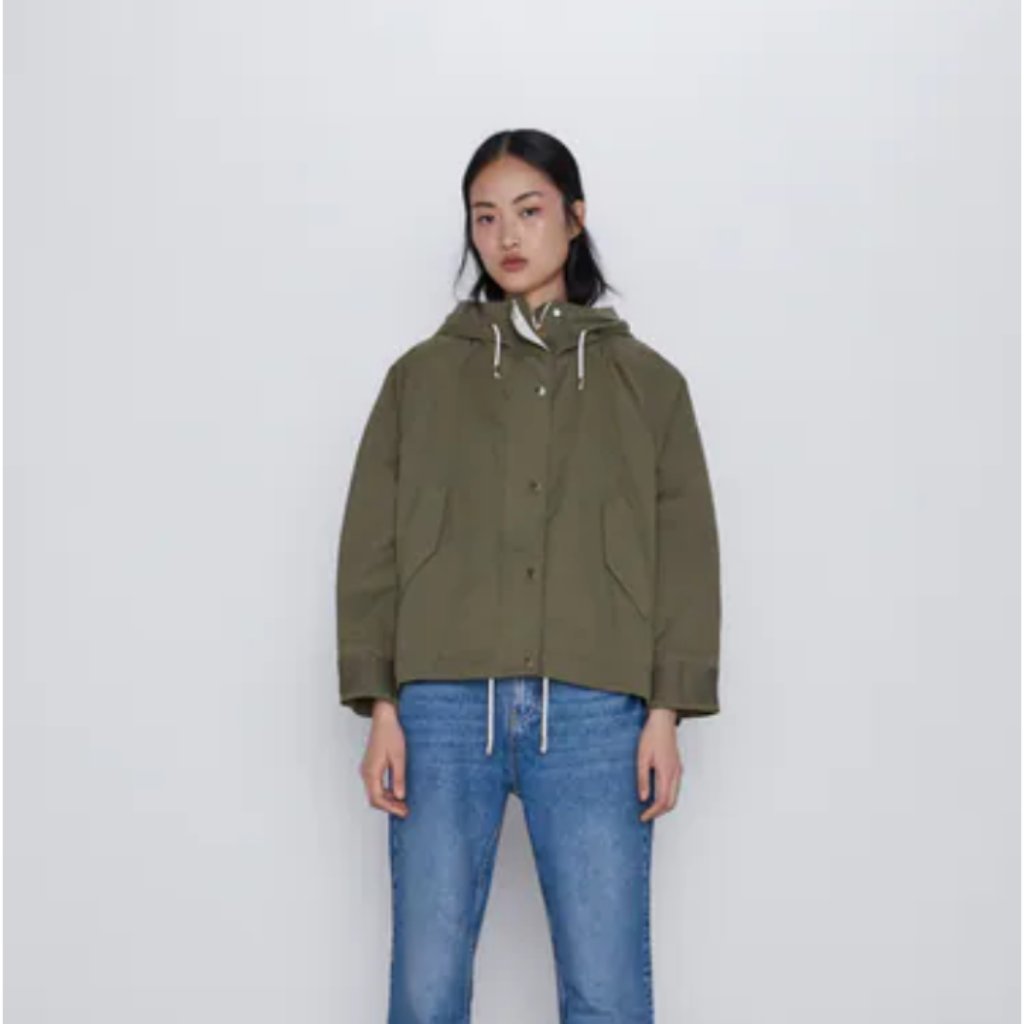 Zara Oversized Rain Repellent Jacket